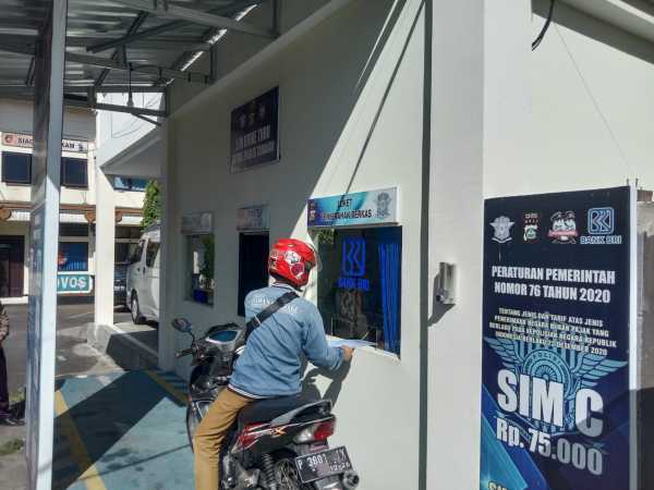 Tribratanews Polda Bali Pelayanan SIM Drive Thru Satuan Lalu Lintas